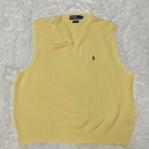 Yellow Polo Vest